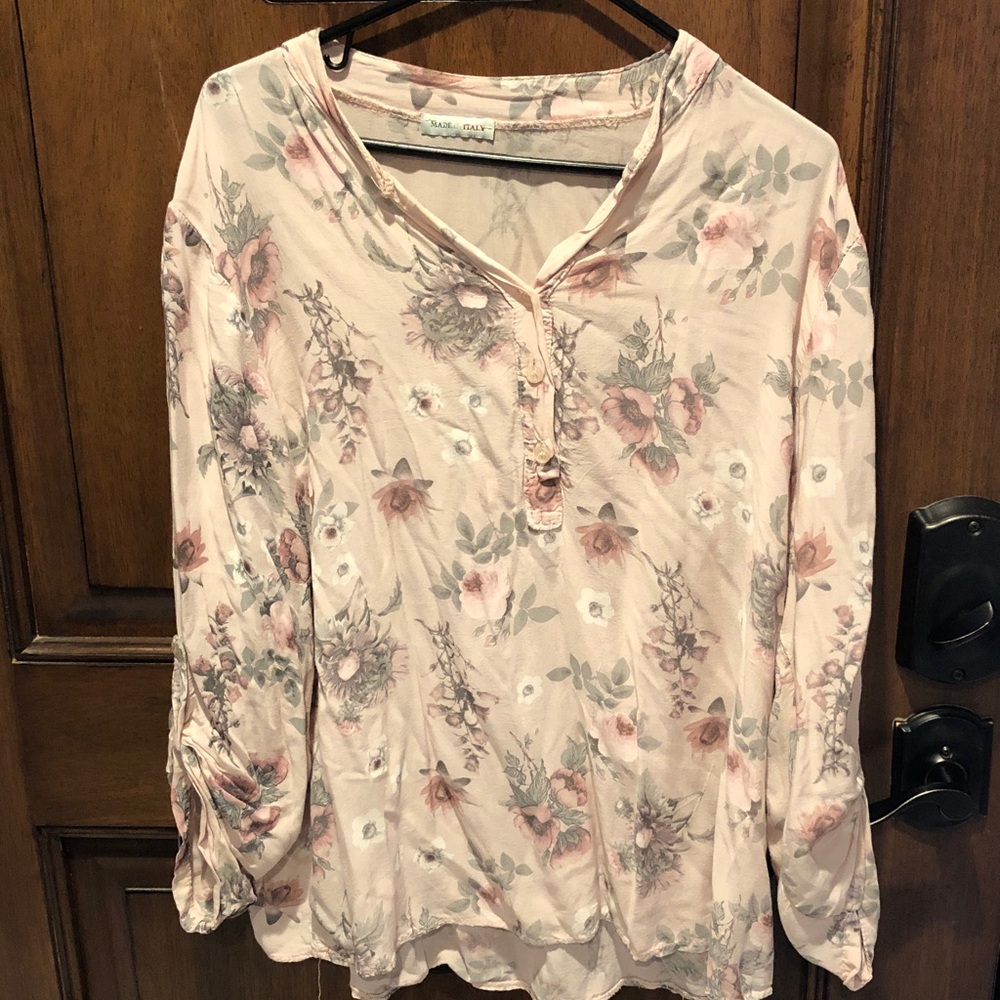 Floral Pink Women's Top